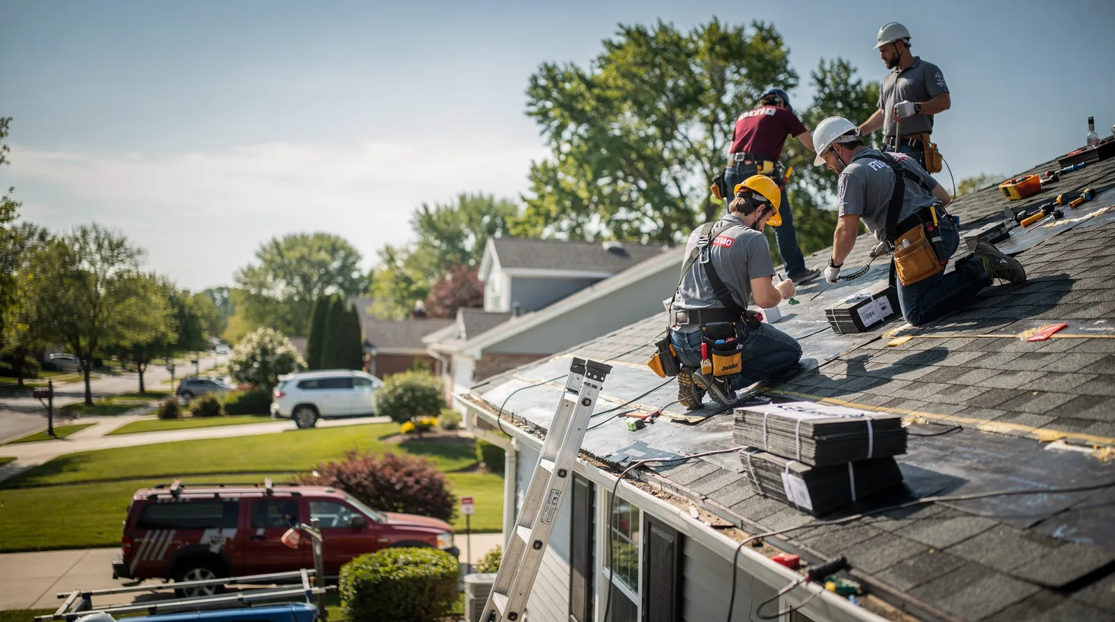 Roof Repair in Woodhull, IL around you